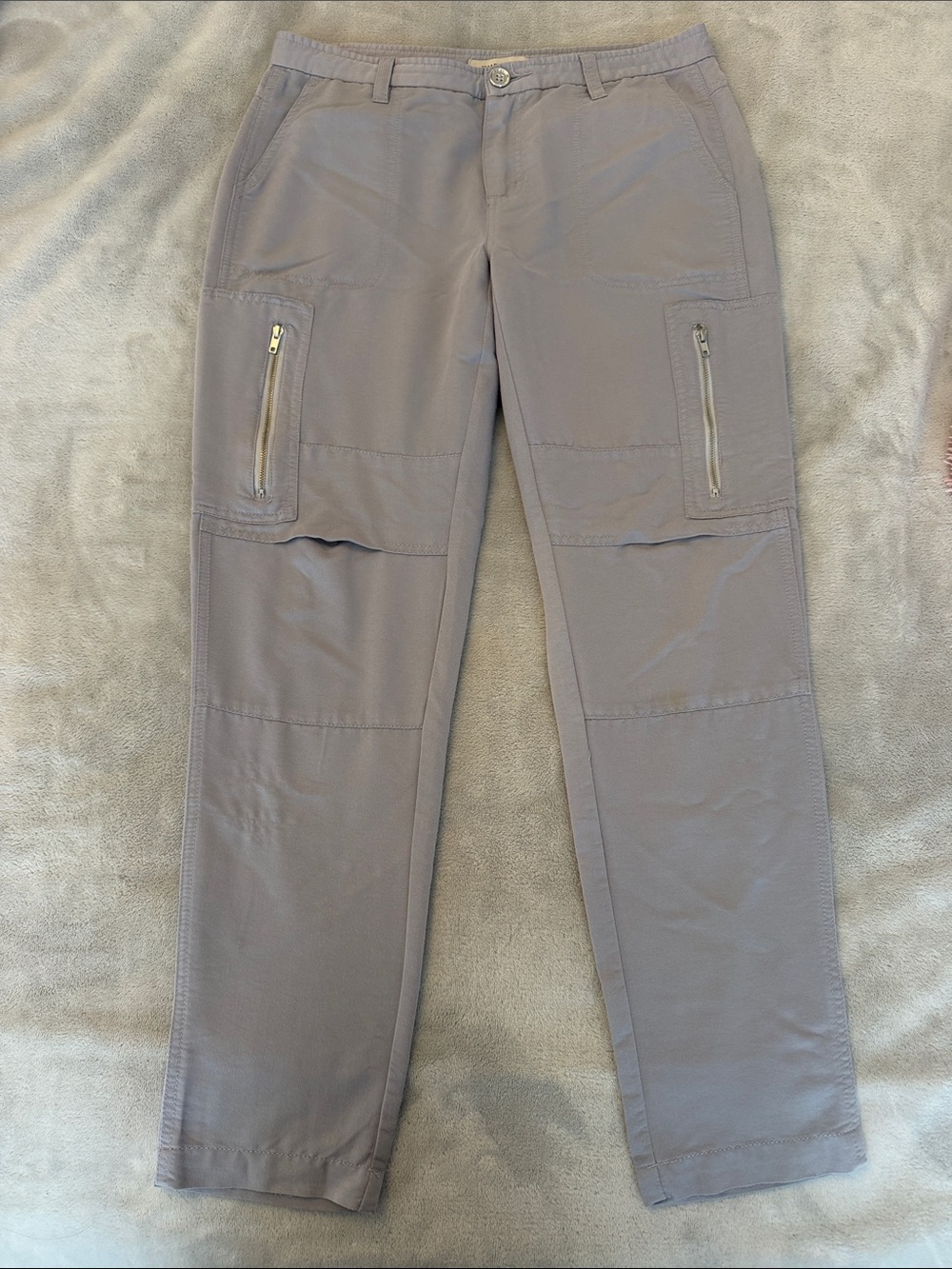 Women’s Gray Utility Cargo Pants